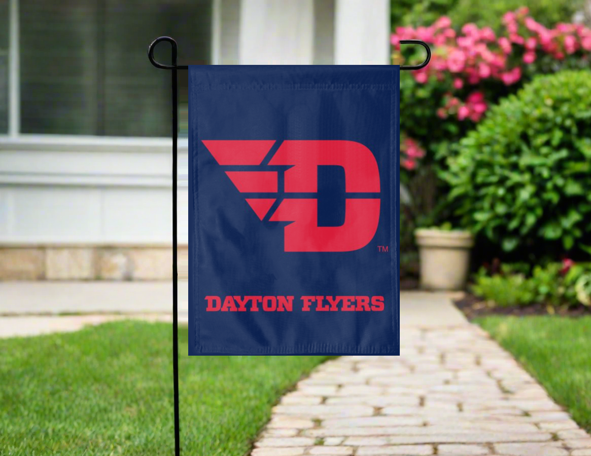 University of Dayton - Flyers Blue Double Sided Garden Flag