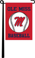 Ole Miss Baseball Double Sided Garden Flag
