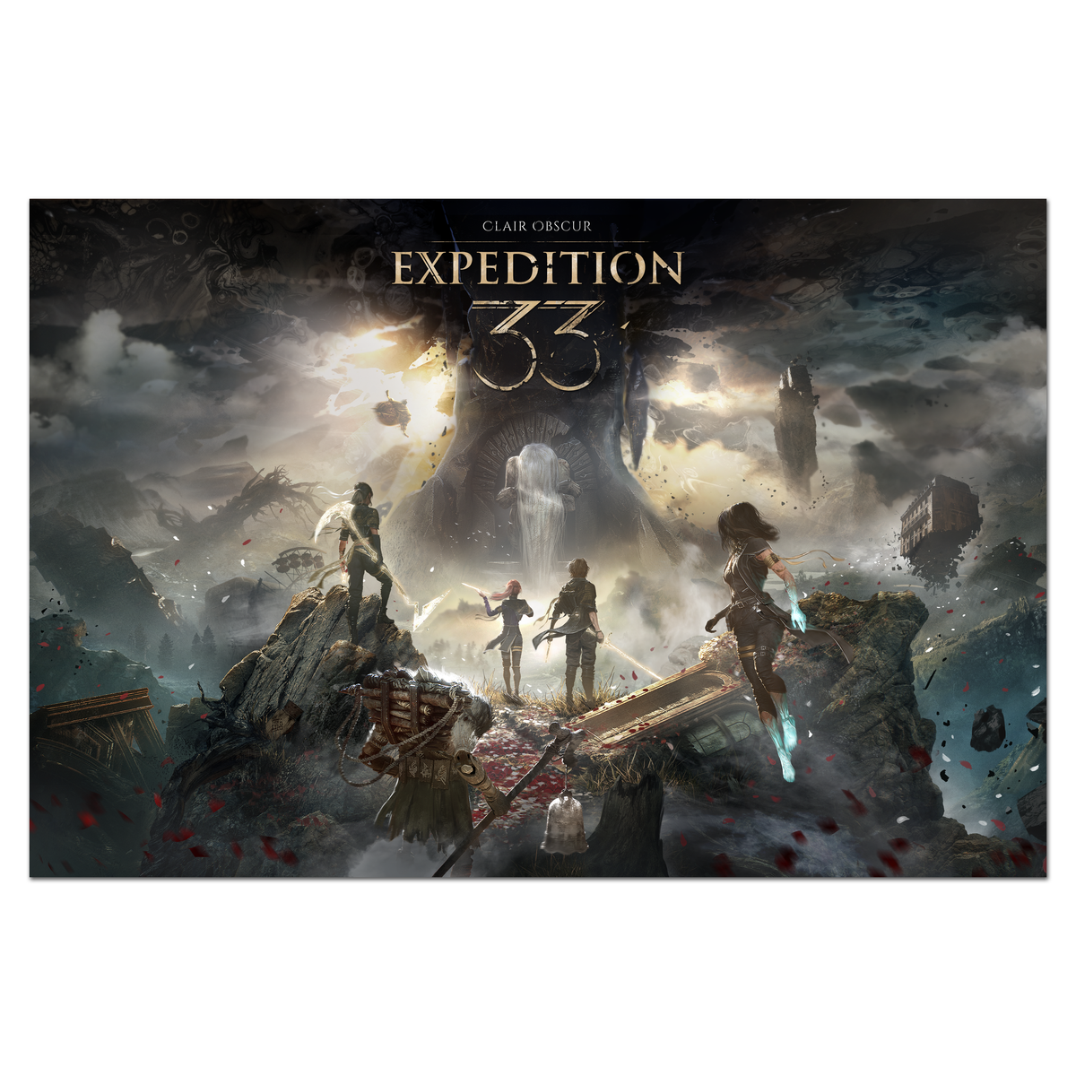 Expedition 33 Poster ‚Äî Key Art 01 Print | RPG Gaming Wall Art