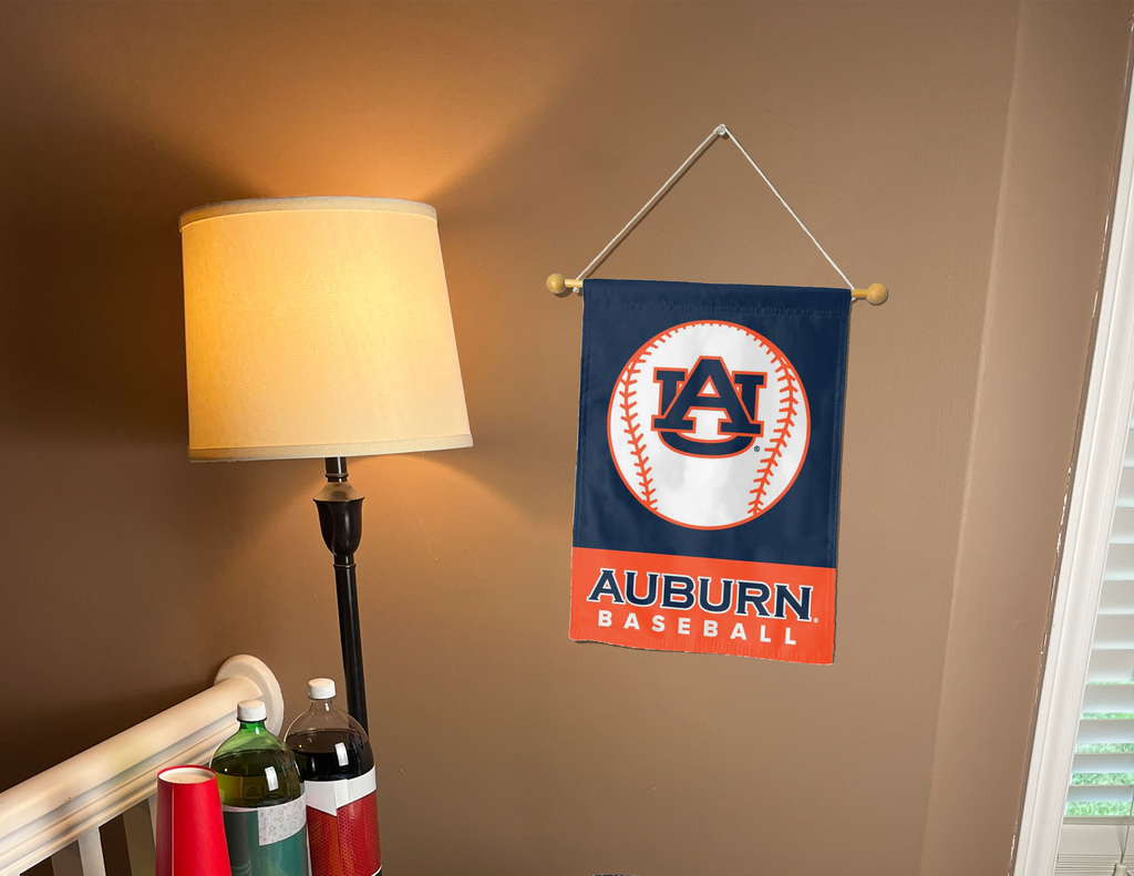 Auburn Baseball Double Sided Garden Flag
