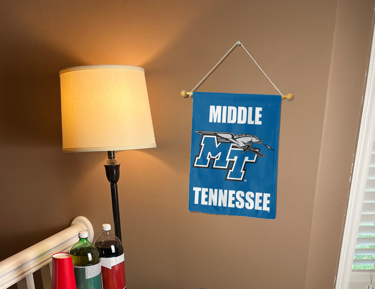 Middle Tennessee State - Blue Raiders Double Sided Garden Flag