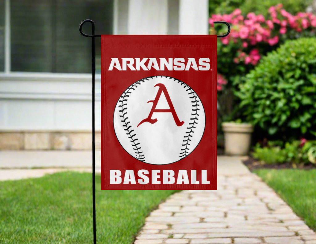 University of Arkansas - Baseball Double Sided Garden Flag