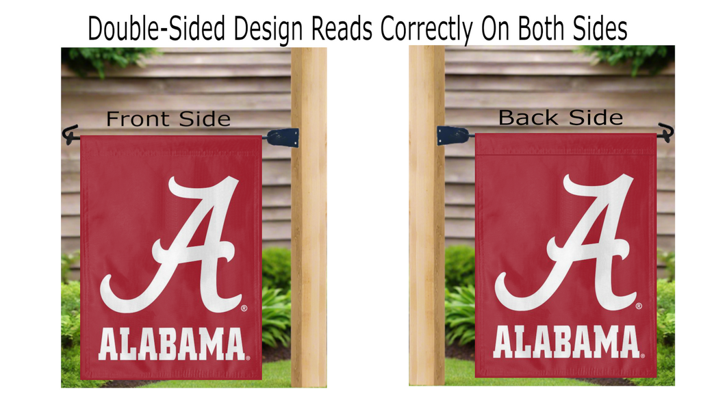University of Alabama - Crimson Tide Double Sided Garden Flag