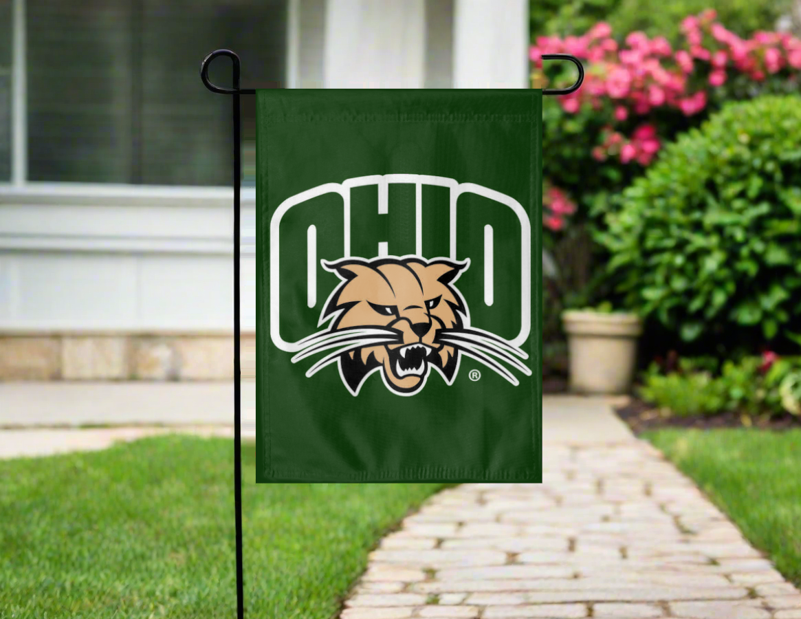 Ohio University Bobcats Double Sided Garden Flag