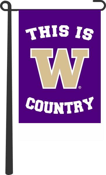 This Is Washington Huskies Country Double Sided Garden Flag