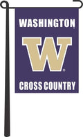 University of Washington - Cross Country Double Sided Garden Flag
