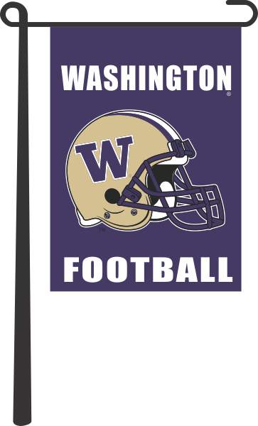 University of Washington - Football Double Sided Garden Flag