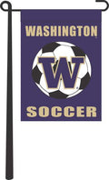 University of Washington - Soccer Double Sided Garden Flag