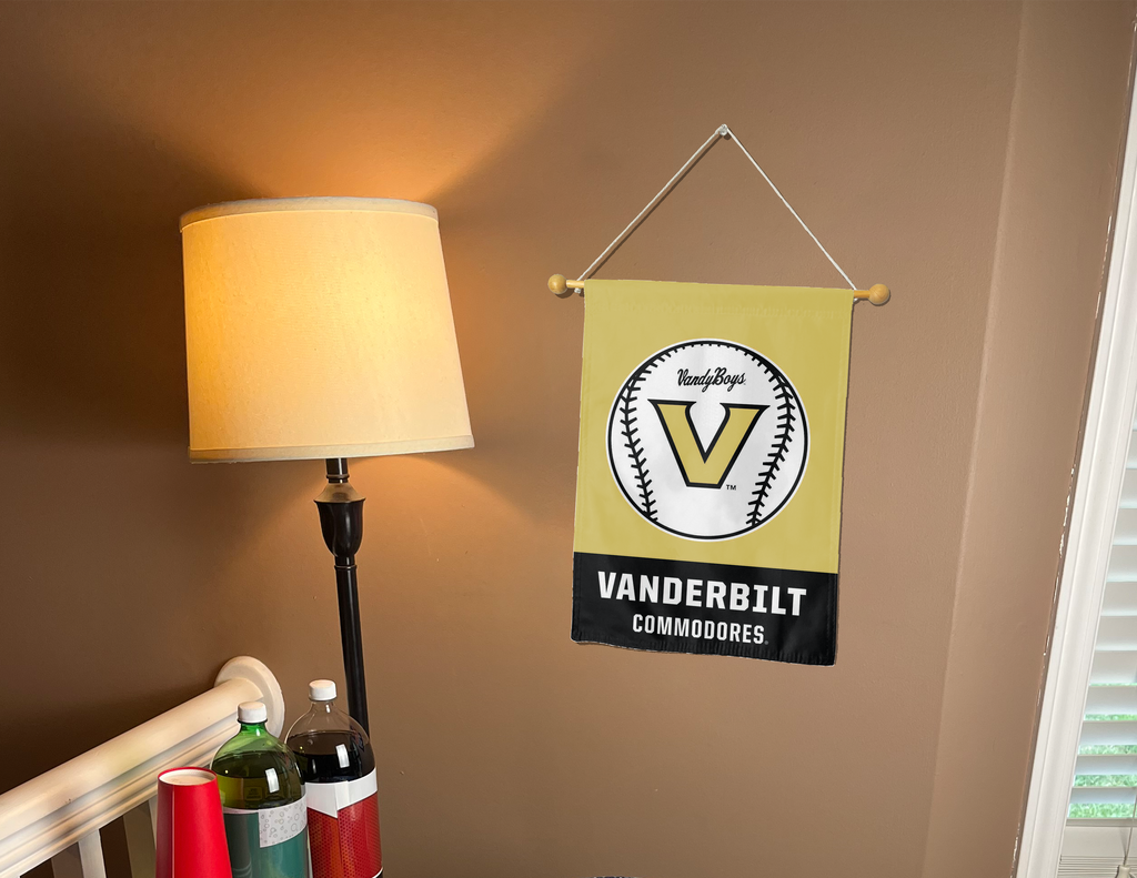 Vanderbilt VandyBoys Baseball Double Sided Garden Flag