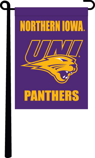 University of Northern Iowa - Panthers Double Sided Garden Flag