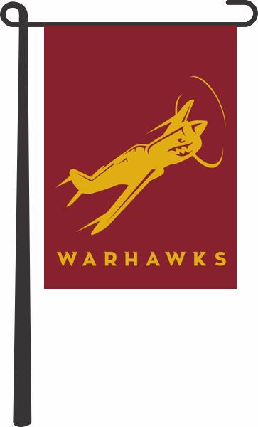 Louisiana Monroe - Warhawks Double Sided Garden Flag