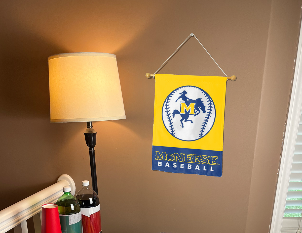 McNeese Baseball Double Sided Garden Flag