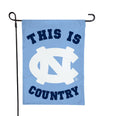 North Carolina Tar Heels Country Double Sided Garden Flag