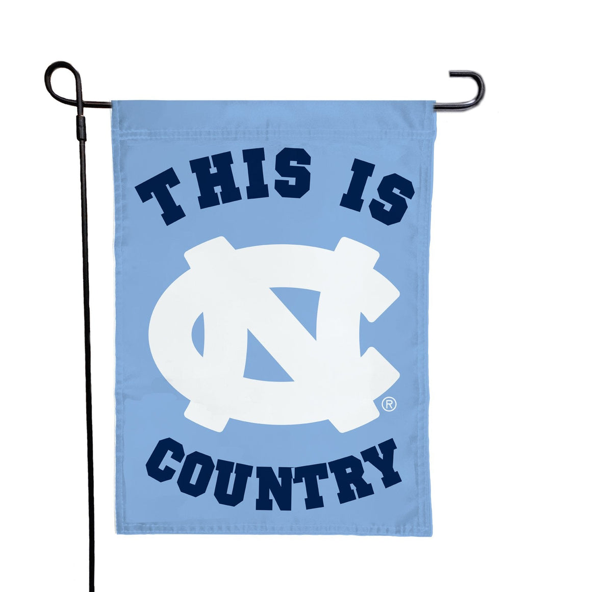 North Carolina Tar Heels Country Double Sided Garden Flag