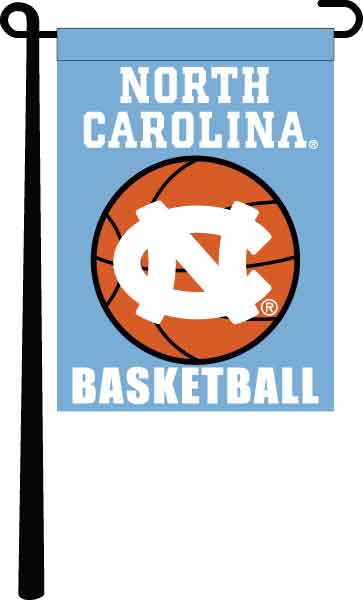 University of North Carolina Basketball Double Sided Garden Flag