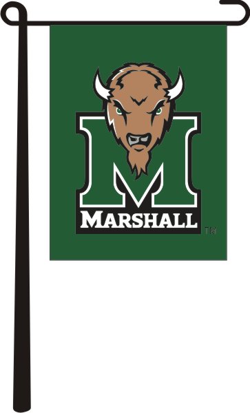 Marshall University Double Sided Garden Flag