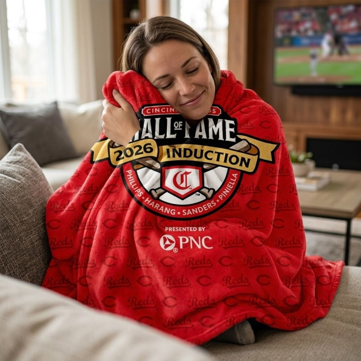 2026 Reds Hall Of Fame Induction Fleece Blanket Giveaway