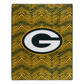 Zubaz X Northwest NFL Green Bay Packers Zubified Raschel Throw Blanket