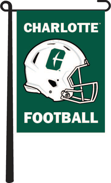 North Carolina at Charlotte - Football Double Sided Garden Flag