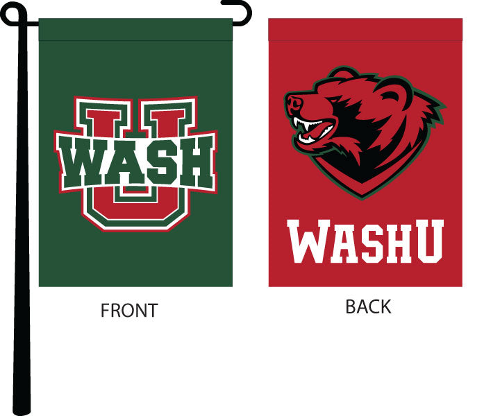 Washington University in St. Louis - Bears Double Sided Garden Flag