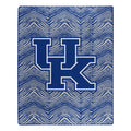 Zubaz x Northwest NCAA Kentucky Wildcats Zubified Raschel Throw Blanket