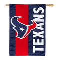 Houston Texans Mixed-Material Embellished Applique House Flag