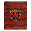 Zubaz x Northwest NFL Chicago Bears Zubified Raschel Throw Blanket