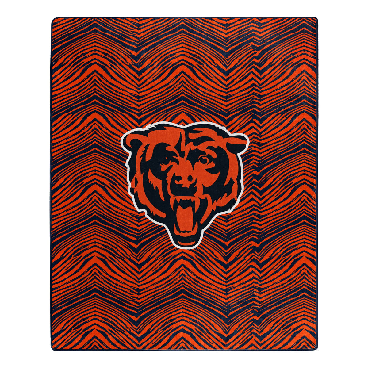 Zubaz x Northwest NFL Chicago Bears Zubified Raschel Throw Blanket