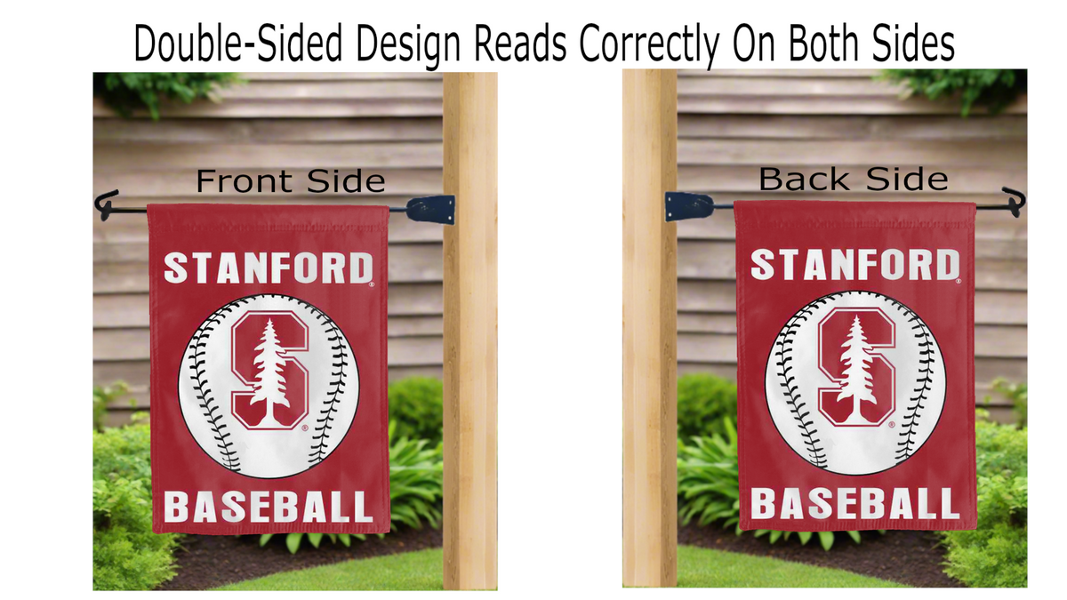 Stanford Baseball 13x18 Garden Flag