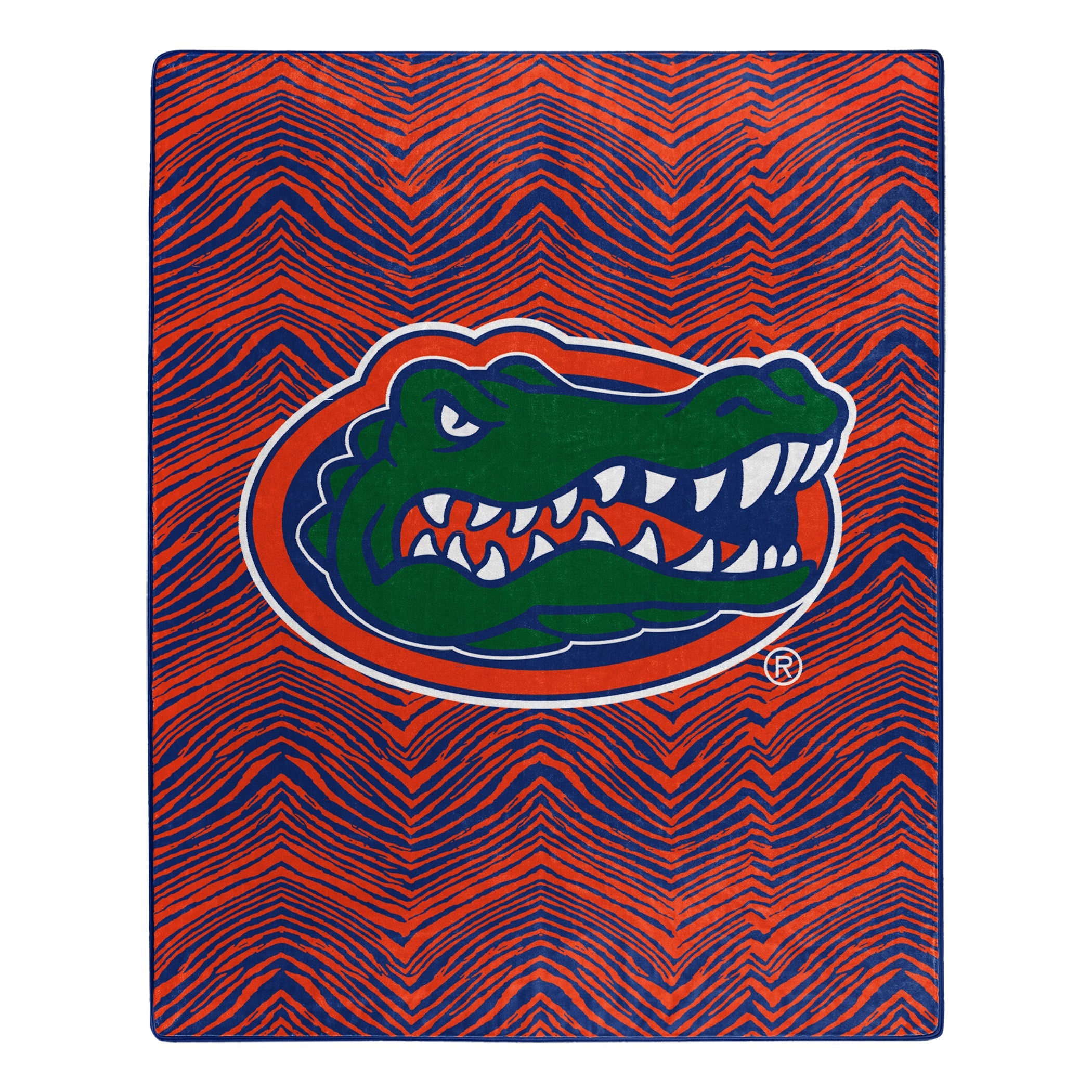 Zubaz x Northwest NCAA Florida Gators Zubified Raschel Throw Blanket