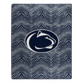 Zubaz x Northwest NCAA Penn State Nittany Lions Zubified Raschel Throw Blanket