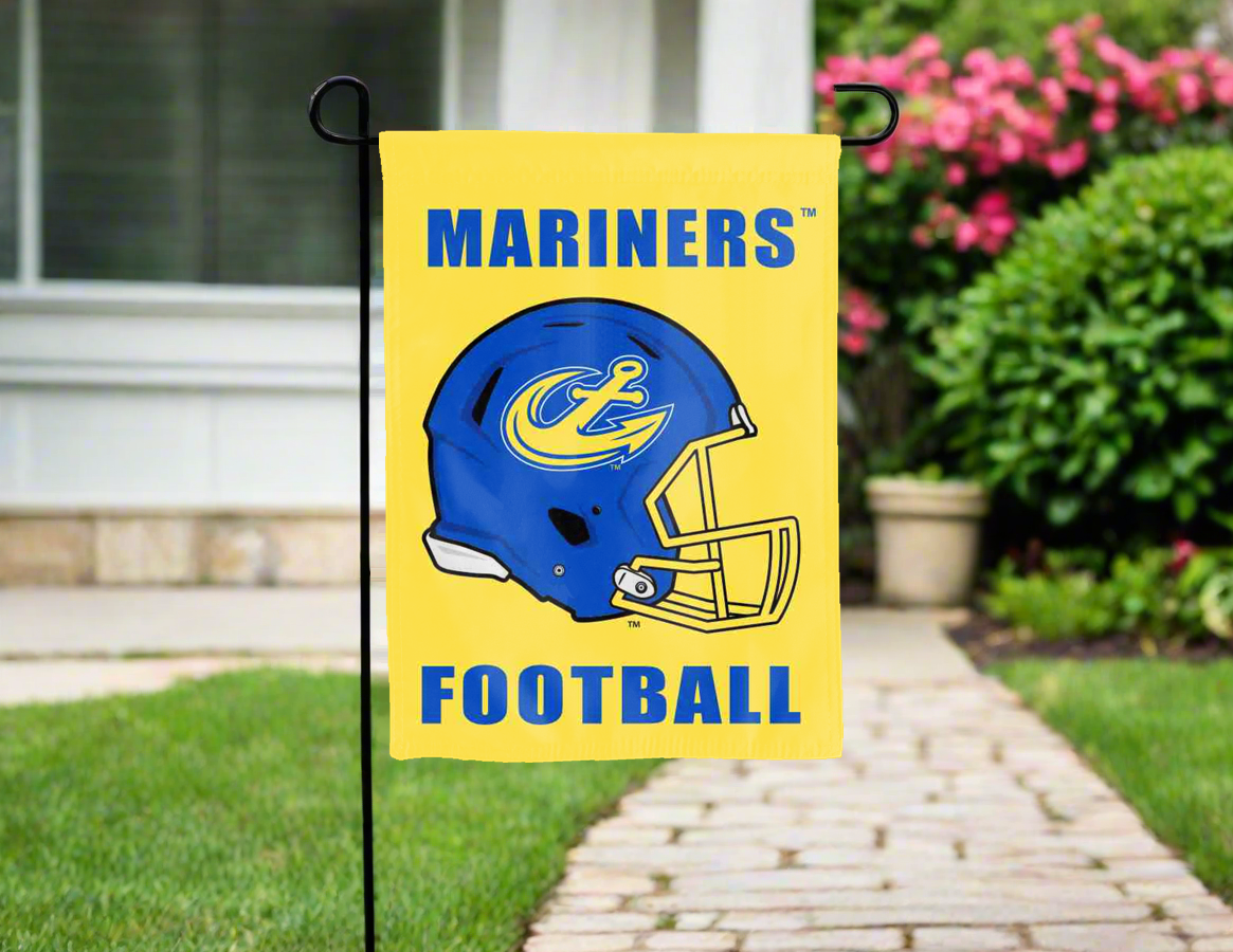 Maine Maritime Academy - Football Garden Flag