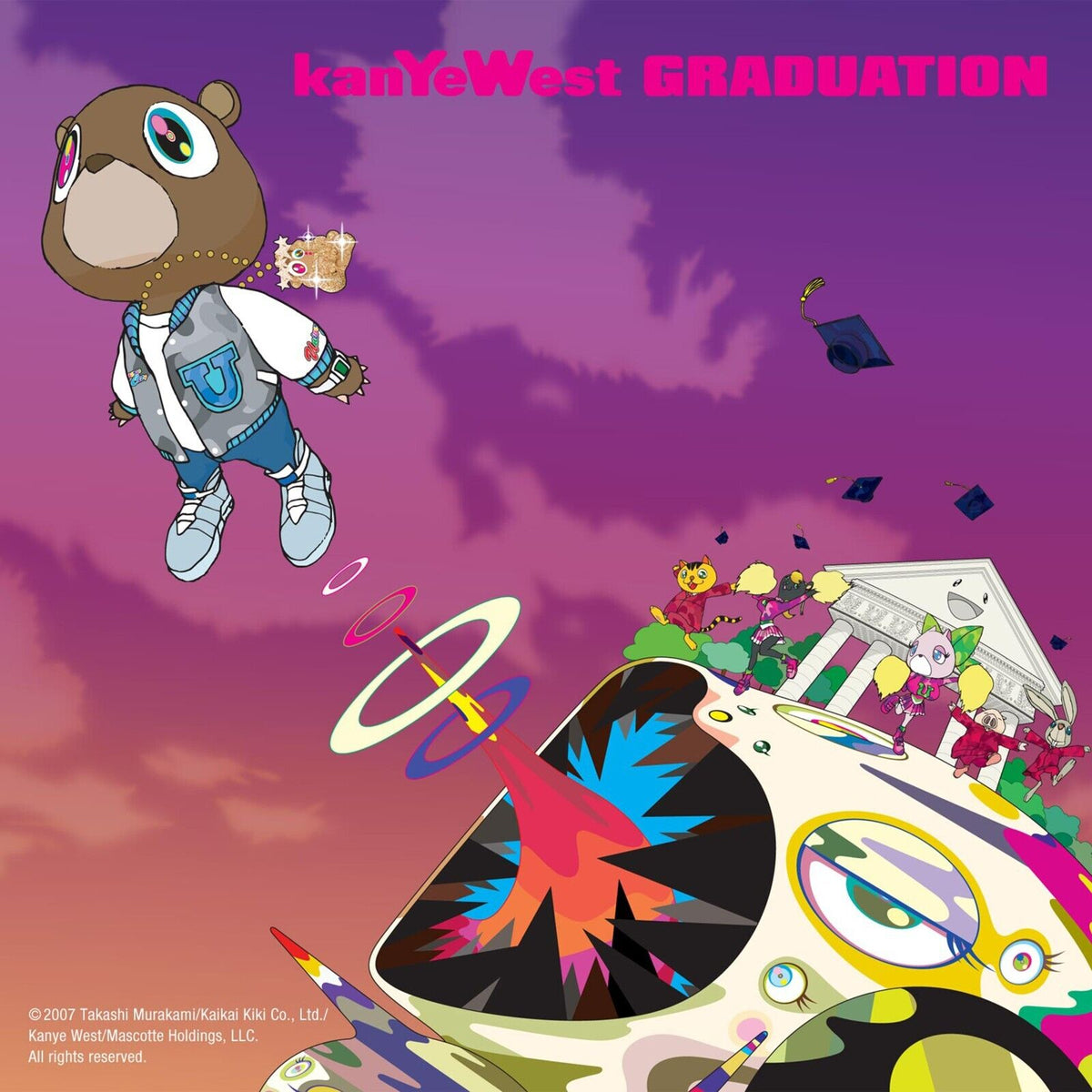 Kanye West Graduation Album Cover Art Music Poster Rap Wall Print