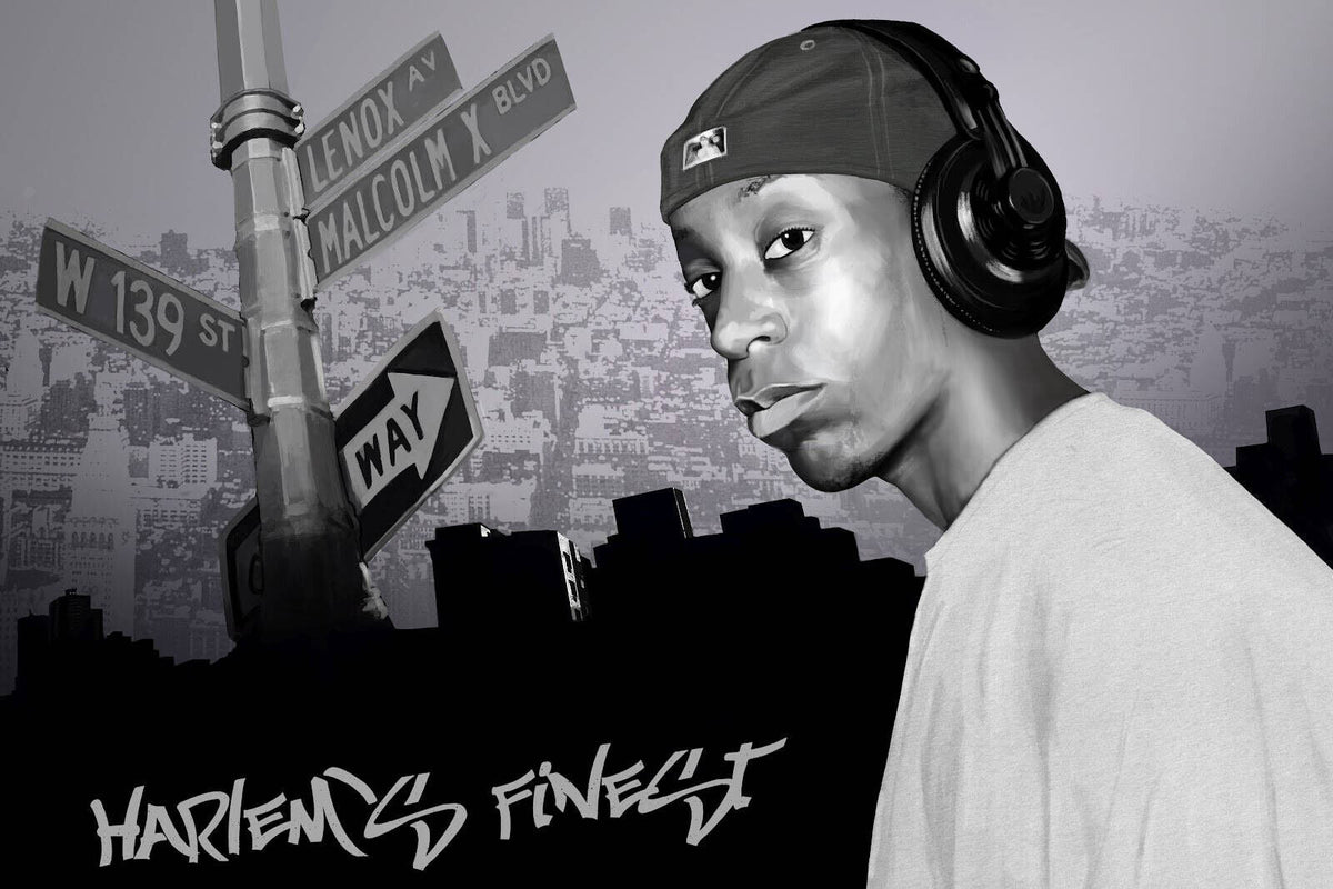 Big L Poster Hip-hop Music Wall Art Rap Artist Print