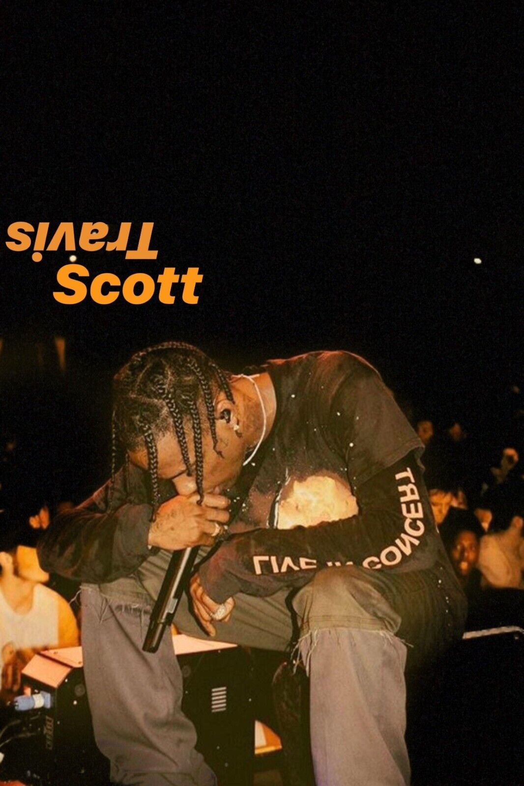 Travis Scott Poster Iconic Rap Music Artist Wall Art Hip Hop Legend Urban Culture Print