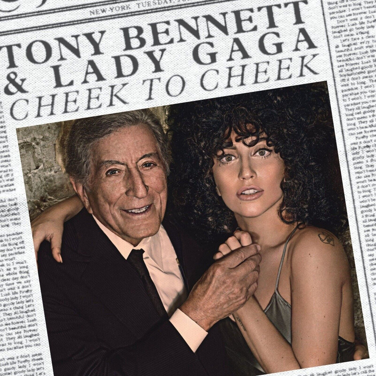 Tony Bennett & Lady Gaga Poster Iconic Jazz Duo Music Art Legendary Singer Print