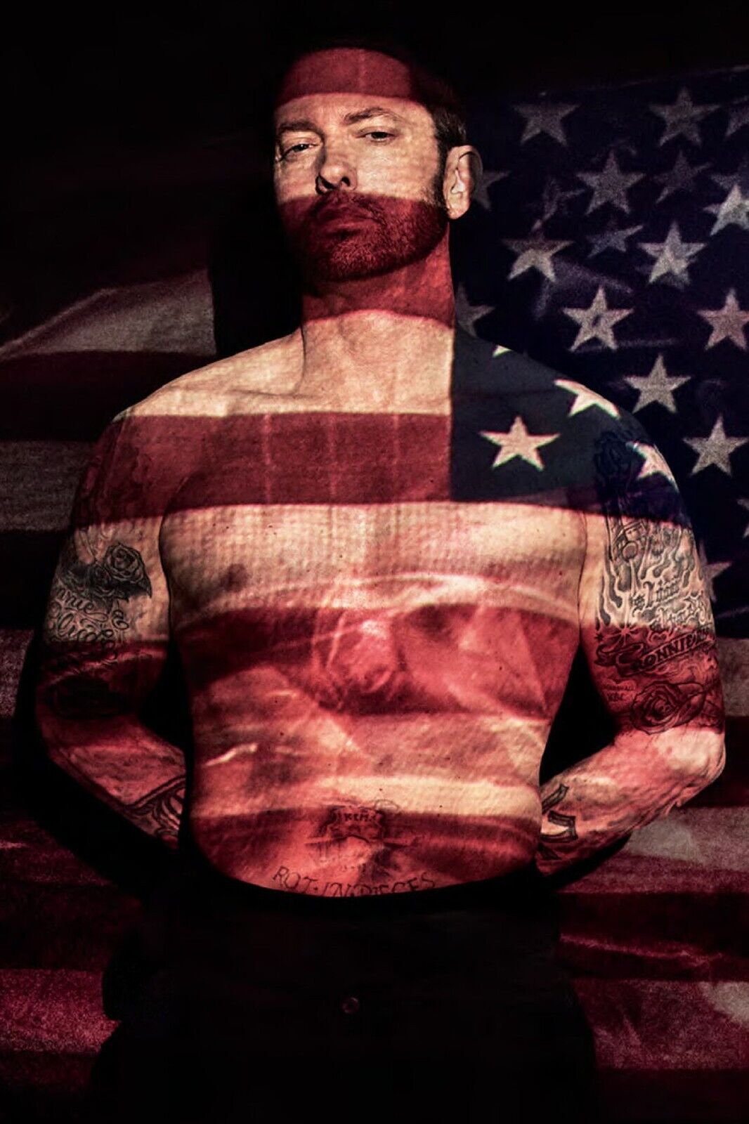 Eminem Poster Hip-hop Music Wall Art Rap Artist Print