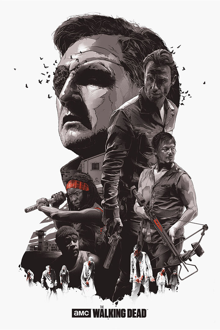 The Walking Dead Drama Horror Tv Series Movie Poster Wall Art Print Home Wall Decor