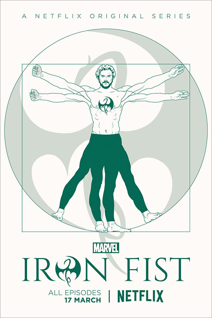 Iron Fist Movie Action Excitement Crime Poster Wall Art Print Home Wall Decor