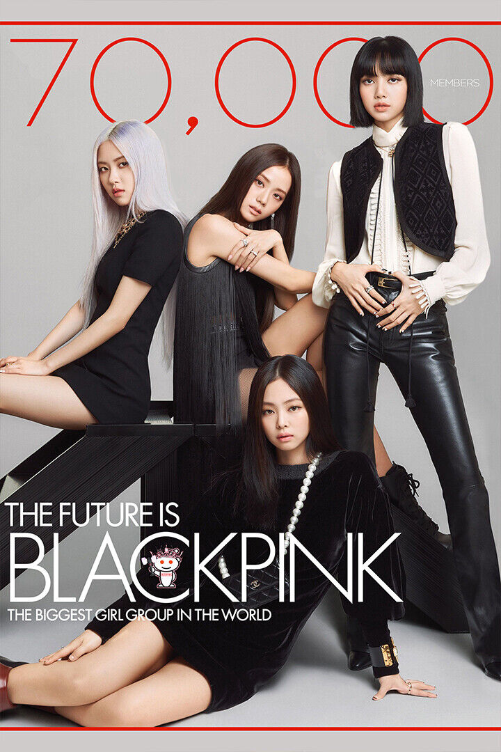 Black Pink Jennie Rose Lisa Jisoo Kpop Singer Poster Wall Art Print Home Wall Decor