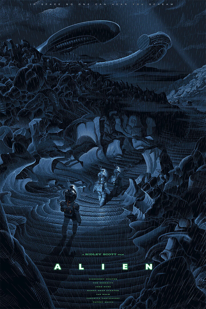 Alien Movie Action Adventure Poster Wall Art Print Home Wall Decor