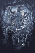 The Monster Movie Horror Poster Wall Art Print Home Wall Decor
