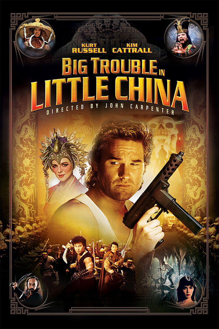 Big Trouble In Little China Kurtr Russell Movie Poster Wall Art Print Home Wall Decor