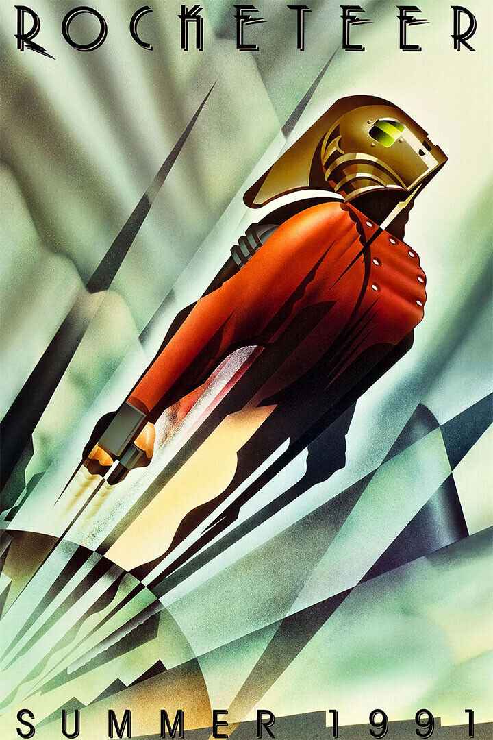The Rocketeer Action Movie Poster Wall Art Print Home Wall Decor