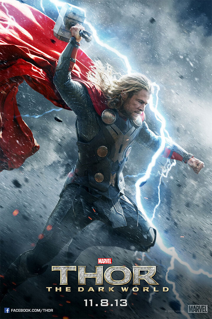 Thor Dark World Fantasy Movie Poster Wall Art Print Home Wall Decor