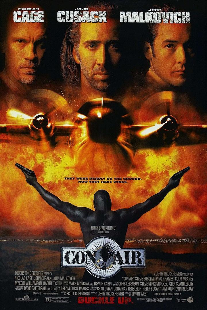 Con Air Action Thriller Movie Cinema Film Poster Wall Art Print Home Wall Decor