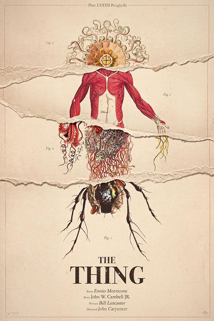 The Thing Science Fiction Movie Cinema Film Poster Wall Art Print Home Wall Decor