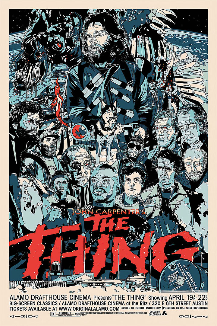 The Thing Horror Classic Movie Cinema Poster Wall Art Print Home Wall Decor