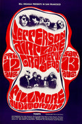 Grateful Dead Jefferson Airplane Fillmore Concert Poster Wall Art Print Home Wall Decor