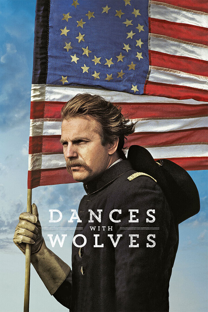 Dances With Wolves Movie Adventure Drama Poster Wall Art Print Home Wall Decor